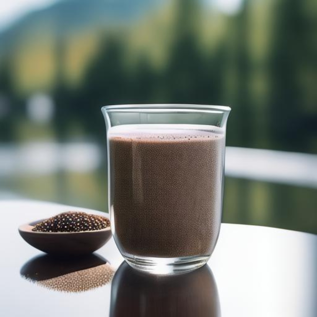 每天都会喝上两杯奇亚籽泡水,味道清新,口感独特.