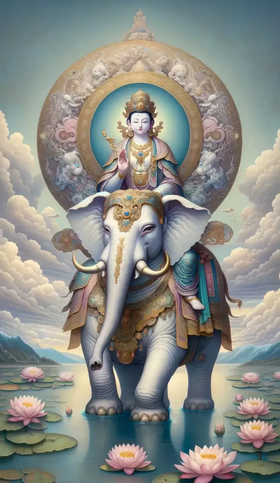 属龍属蛇的保护神——普贤菩萨050505