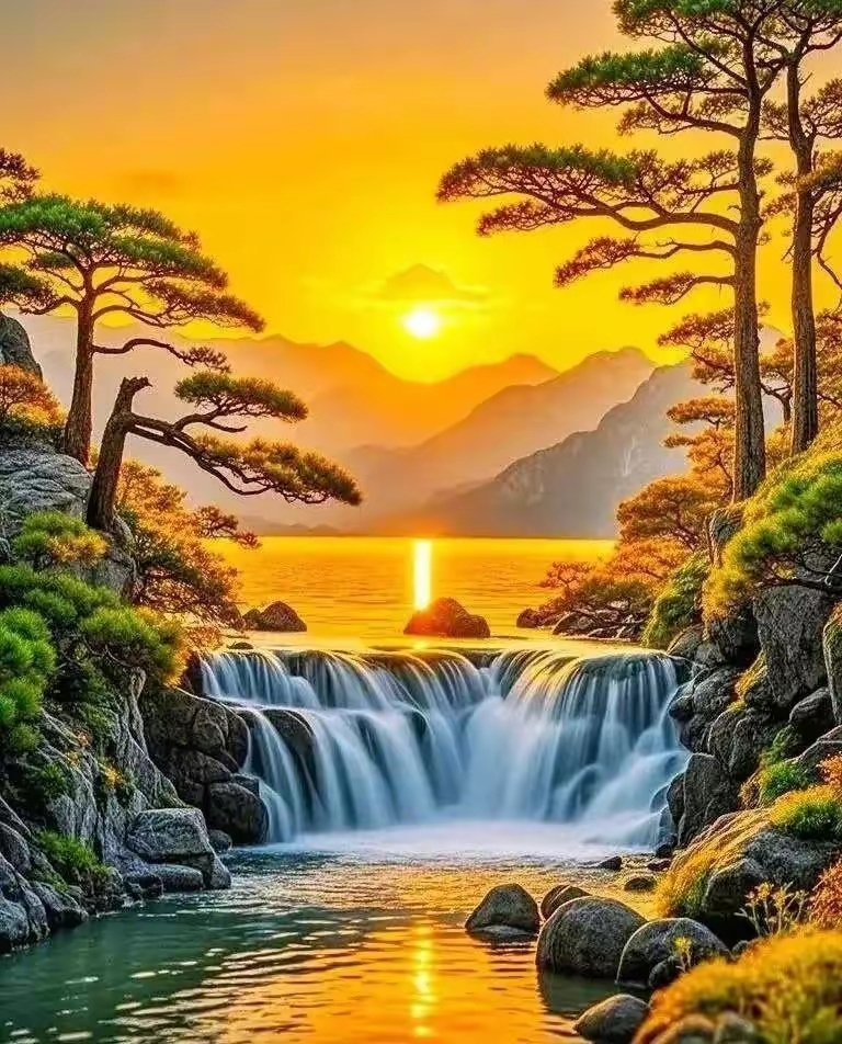 微信头像,男人最走运旺财的风景头像