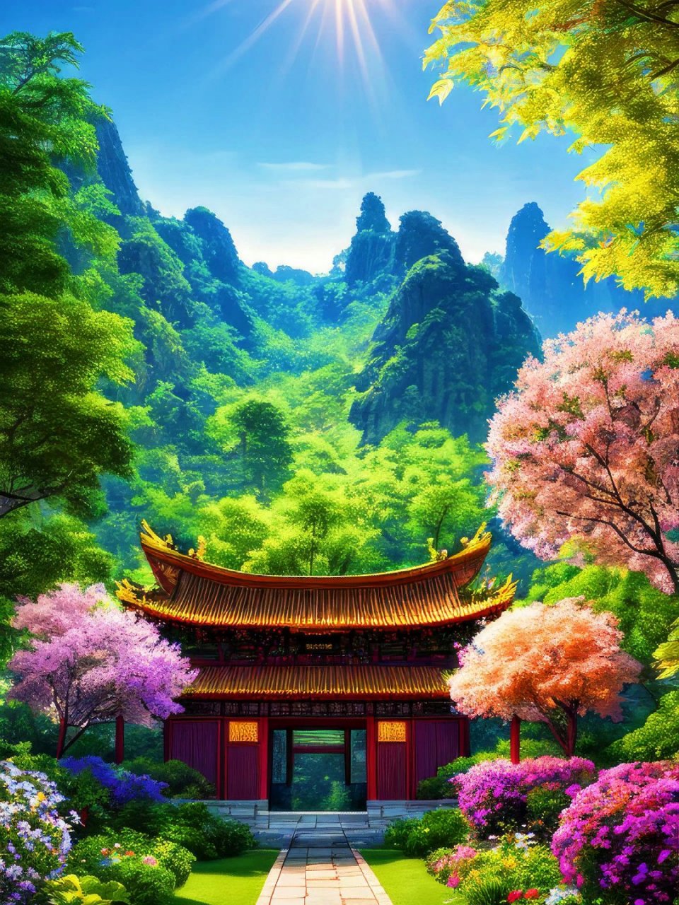 " 国漫中的治愈春色 . " 676767