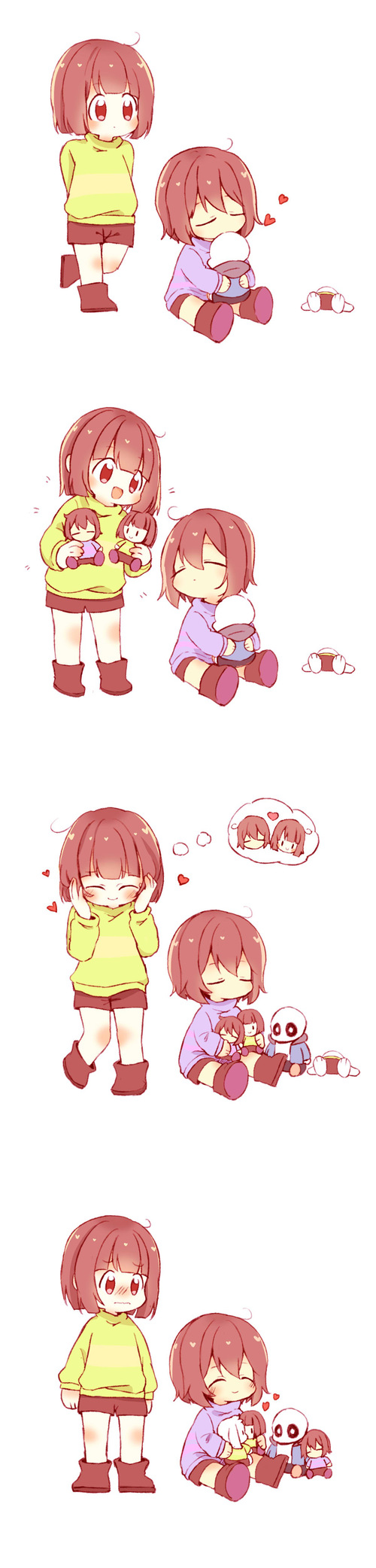 frisk x chara图片图片