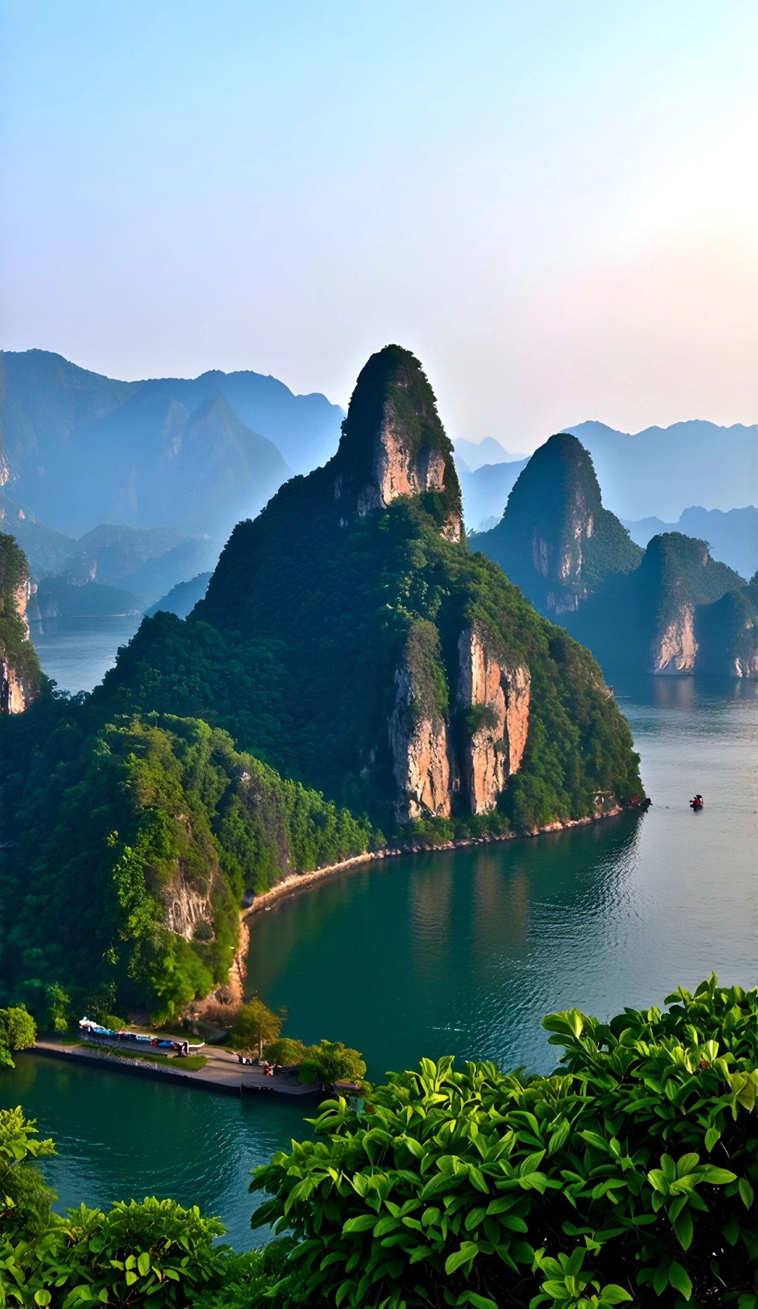 站在桂林漓江边,我被眼前的美景彻底惊艳到了