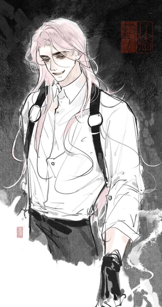 美人攻真的很难不爱. 画师:墙头儿儿 #蝶变# #麟潜