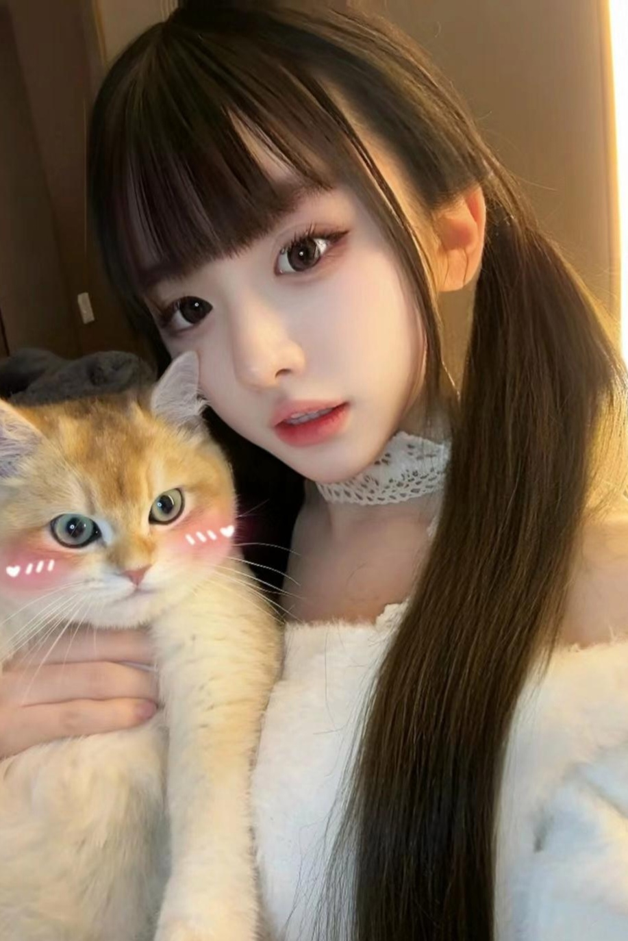 好看卡哇伊的双马尾小妹妹呀!好看这呢