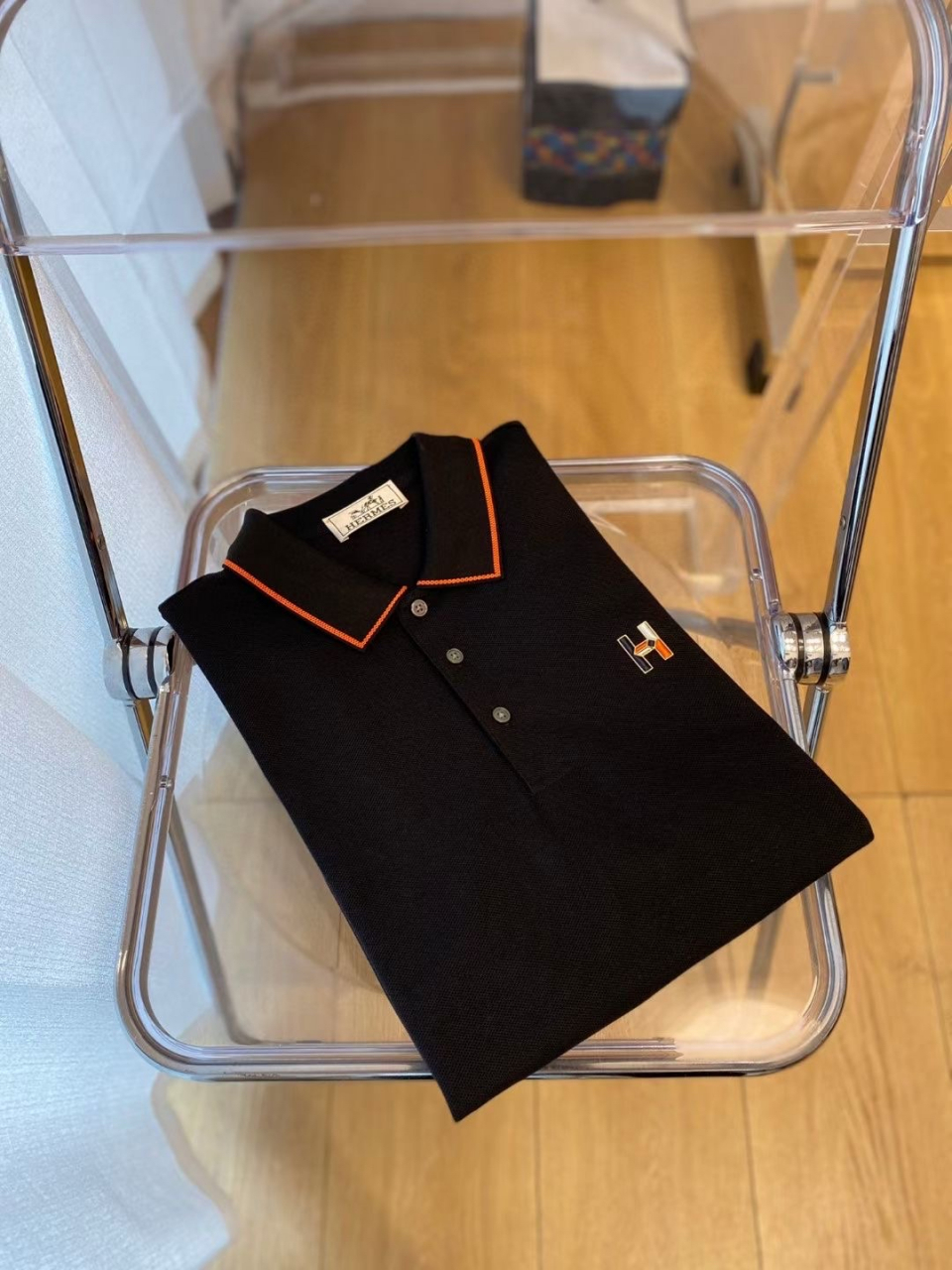 日常穿搭#爱马仕polo衫时尚休闲,上身舒适效果非常好显年轻活力