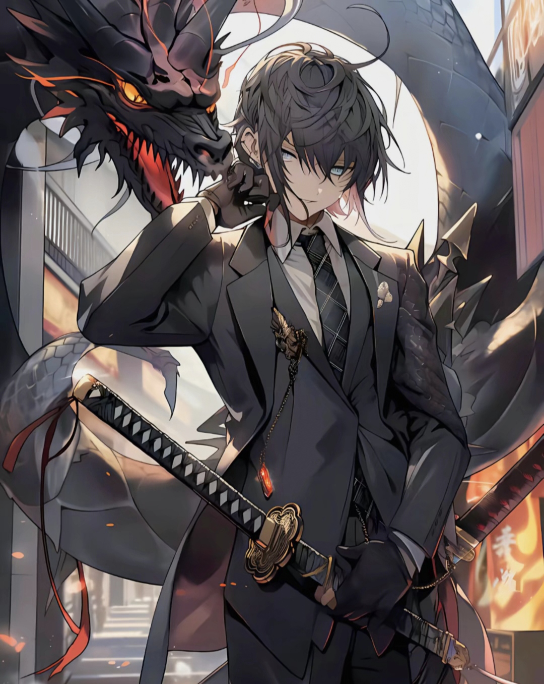 动漫经典场面#  #龙族