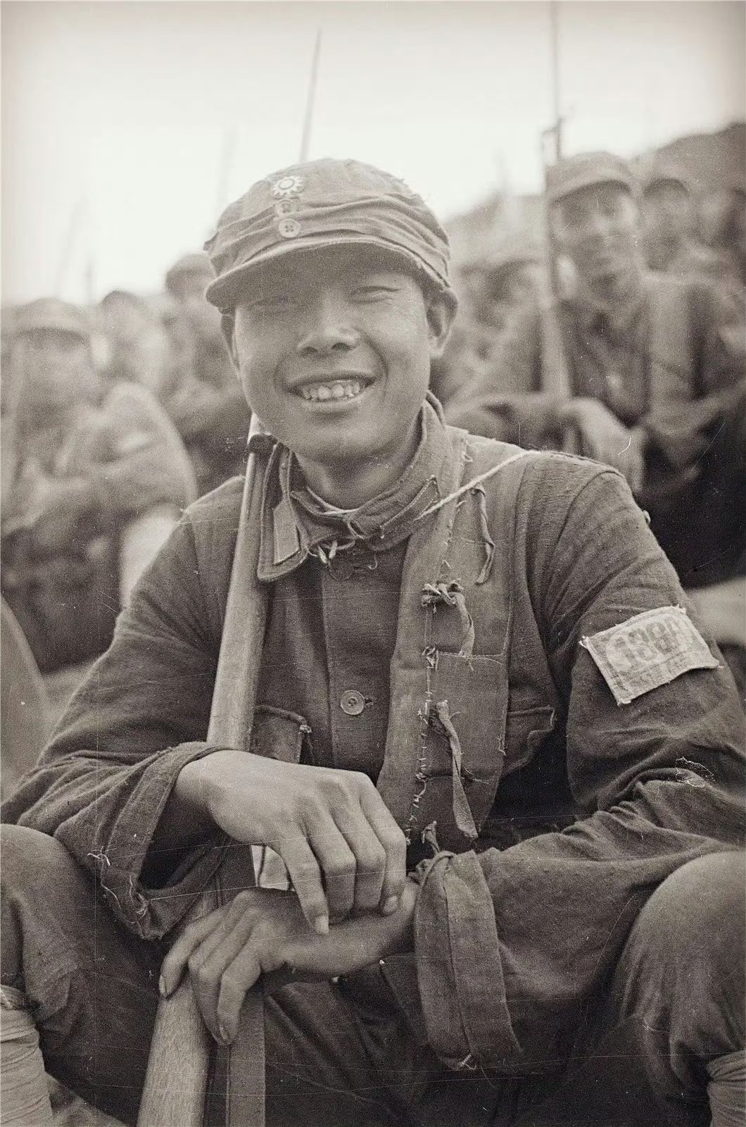 八路军战士(1944年,延安)照片