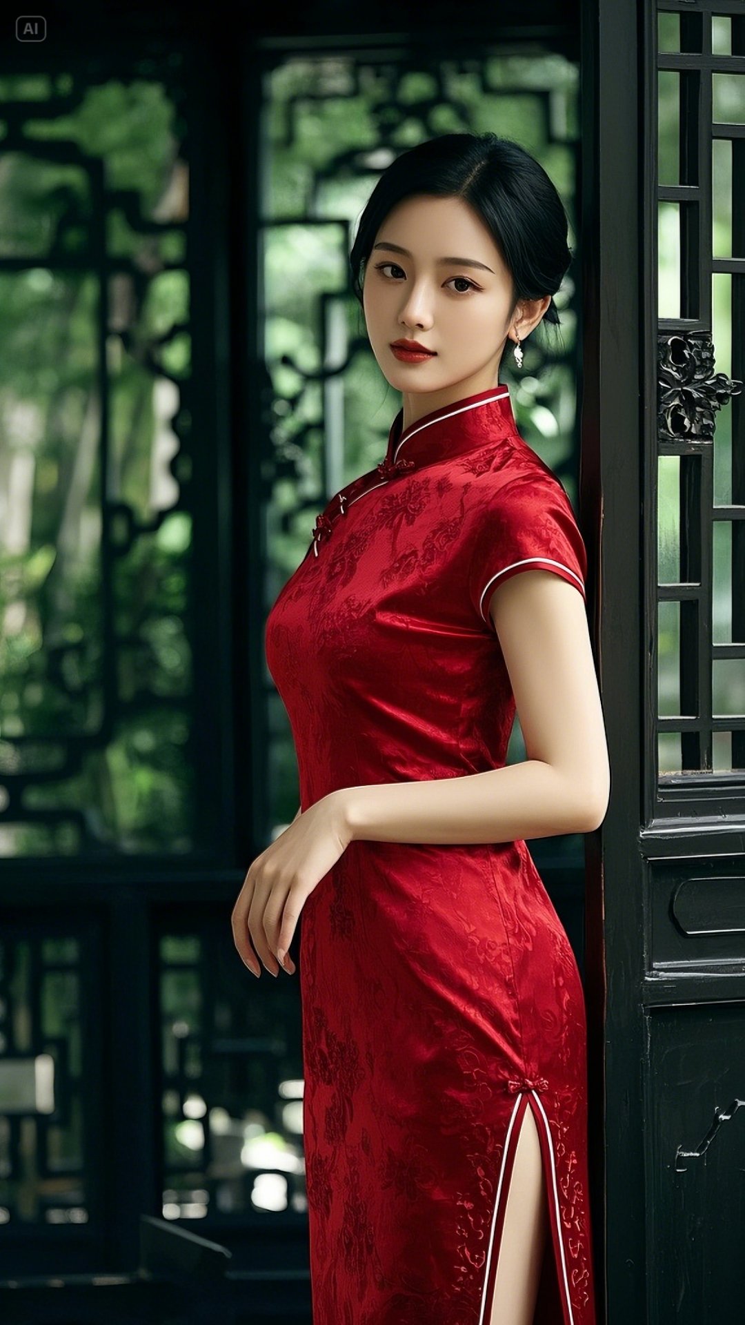 哇,这身旗袍太有韵味了,小姐姐气质满分!