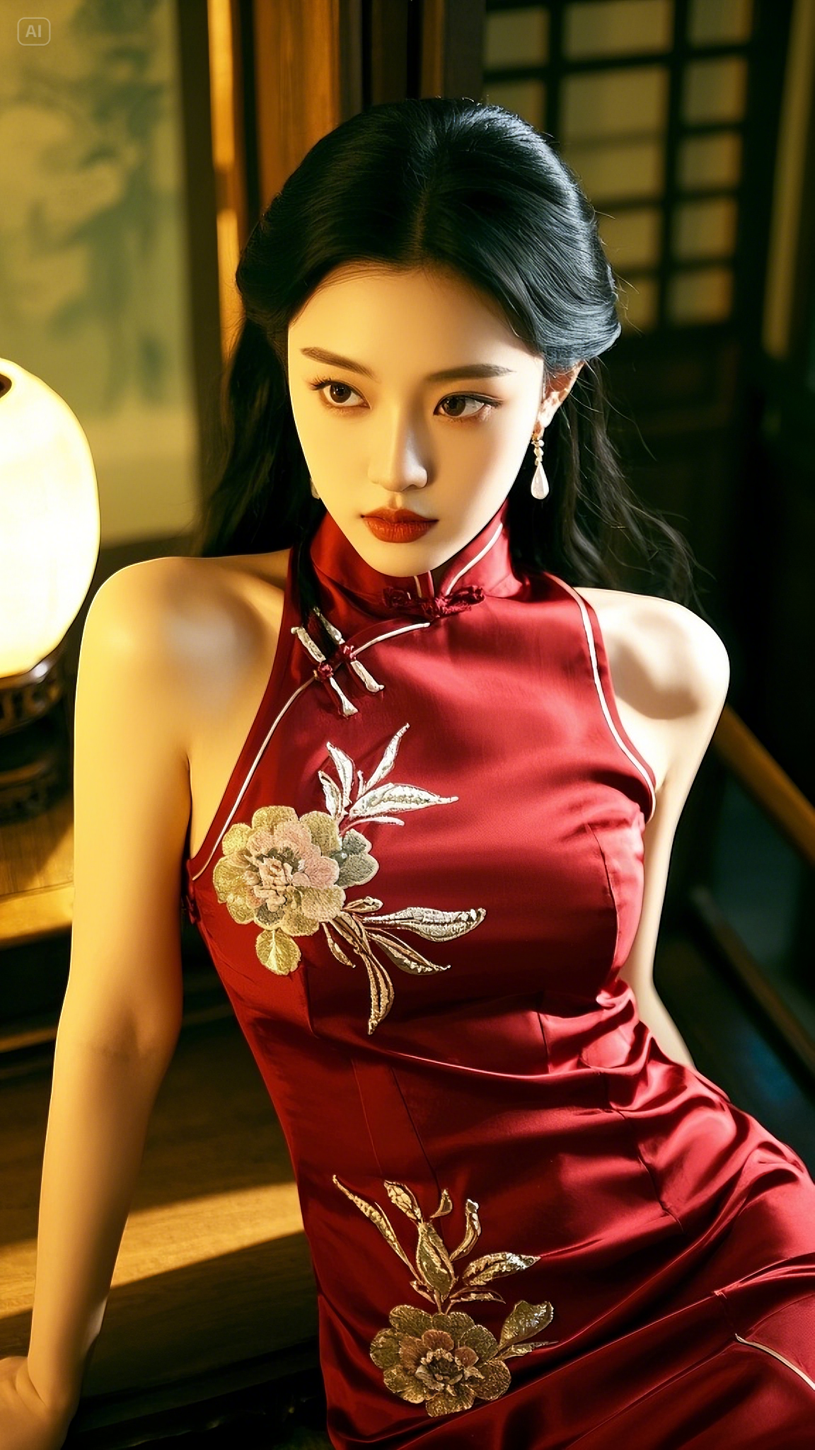 哇,这旗袍小姐姐也太有韵味了吧!