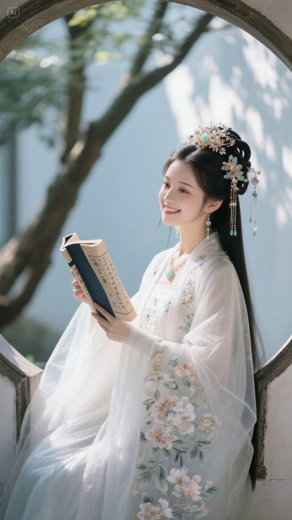 今天穿汉服的小姐姐超好看,古风美人,气质如兰,真是美翻了!