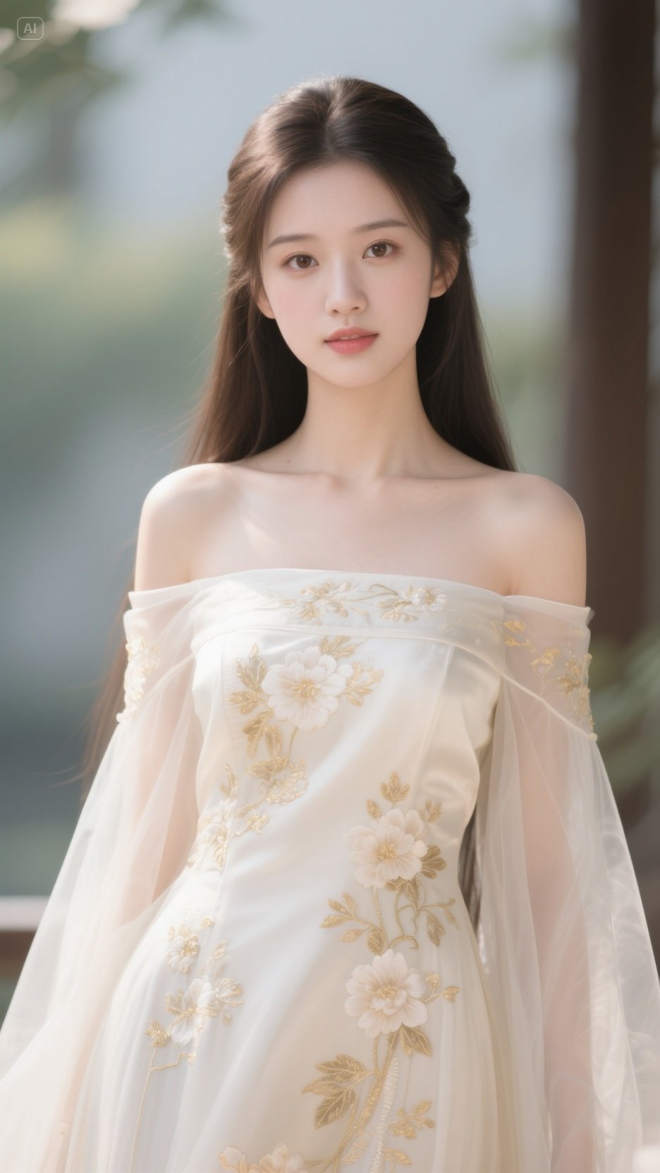 今天穿了件温柔的仙女裙,感觉自己是小仙女本仙～#情感# #养眼美女