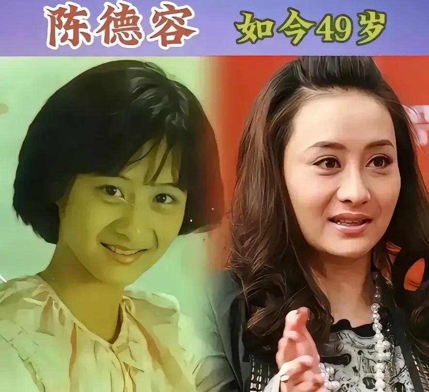 陈德容小时候就是小仙女,现在更有女人味了