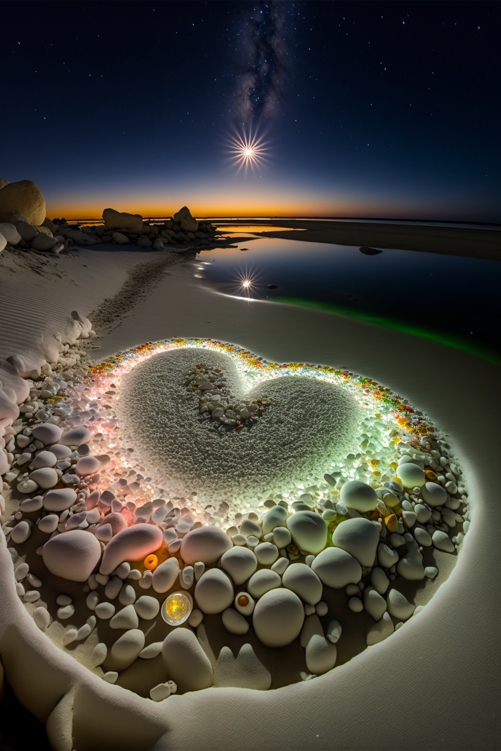 心形的脚印,刻下爱的印记.#我要上热门