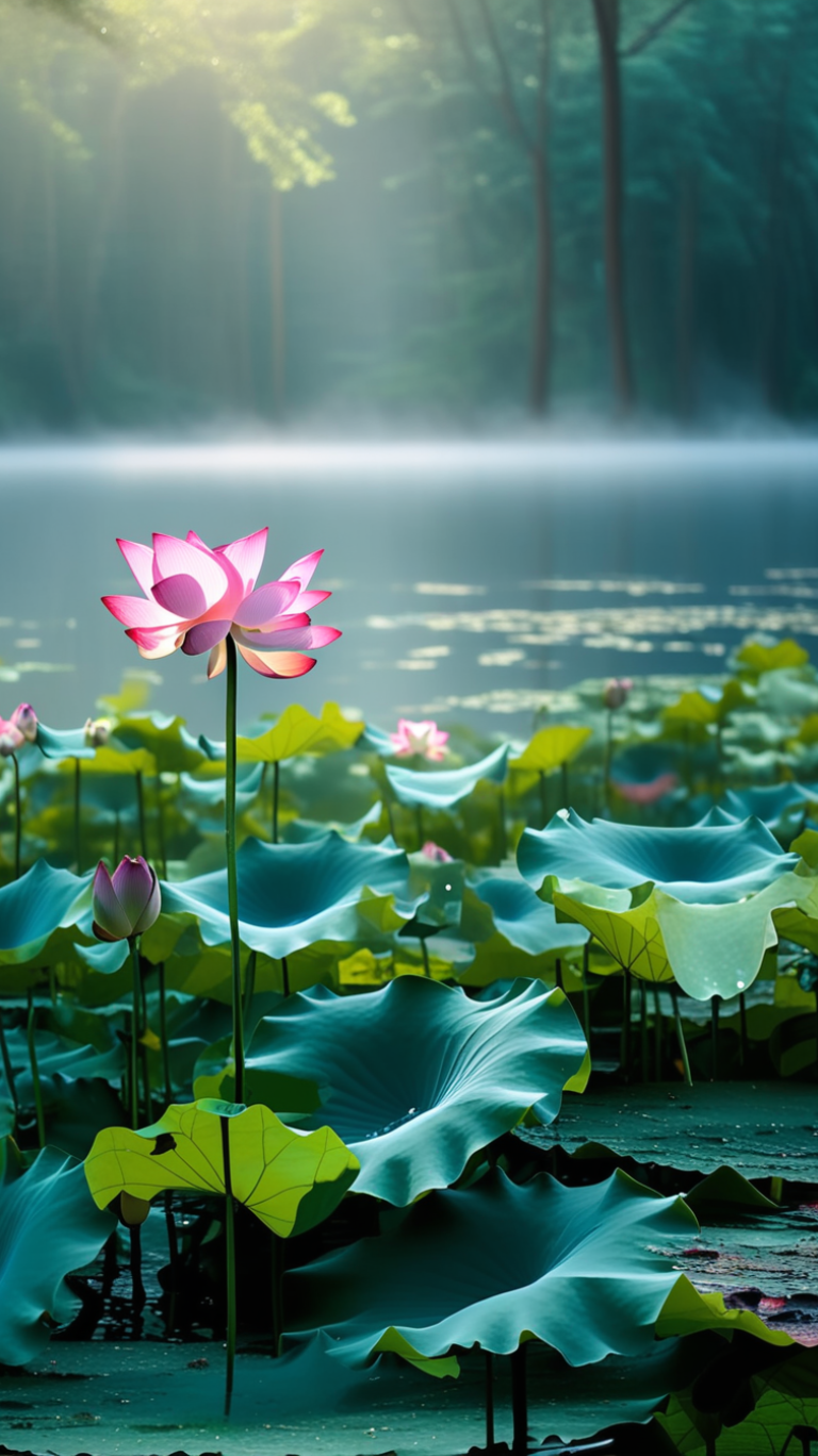 夏日荷花,清香淡雅#我要上热门