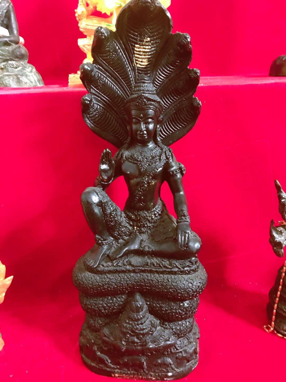 泰国佛牌佛像  七龙佛 座下拉胡天神专吃小人霉运 可供奉者得好运, 得