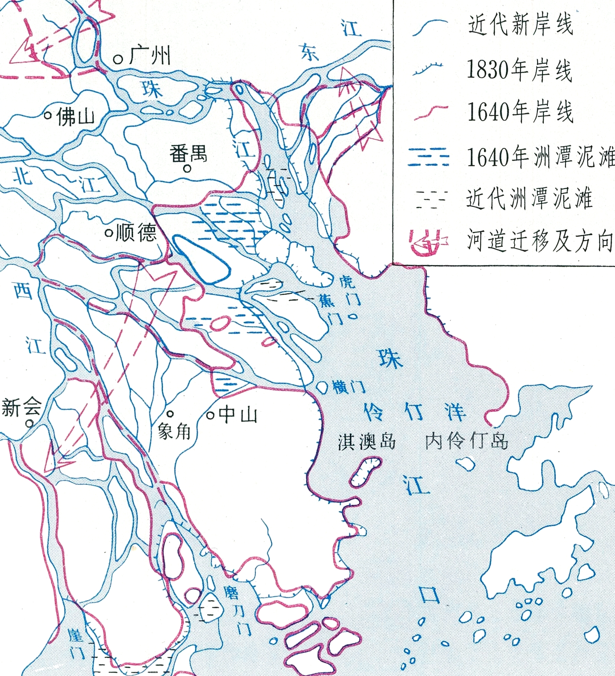 珠三角详细地图图片