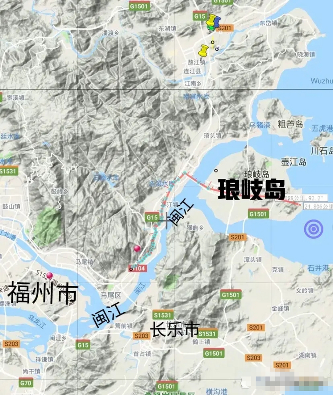 2,福州市区面积太小,城市绿地面积有效,琅岐岛可以解决福州乃至周边