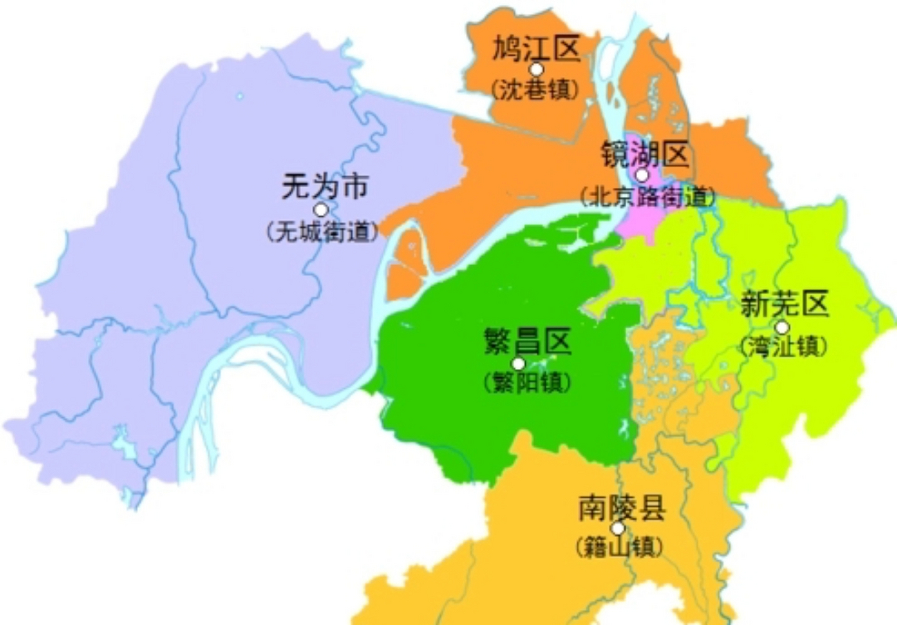 芜湖市区划设置的"烦恼".