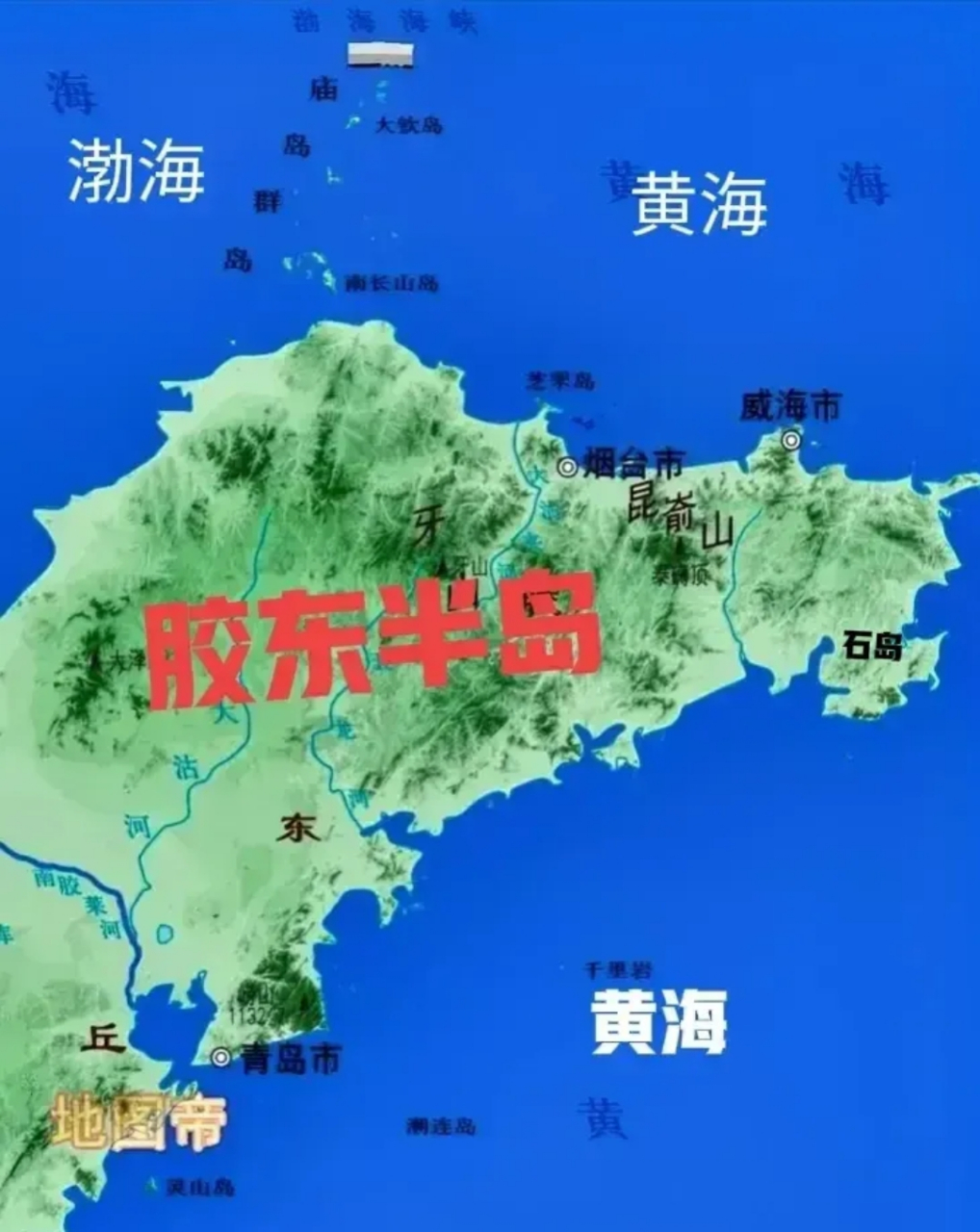 威海石岛地图图片