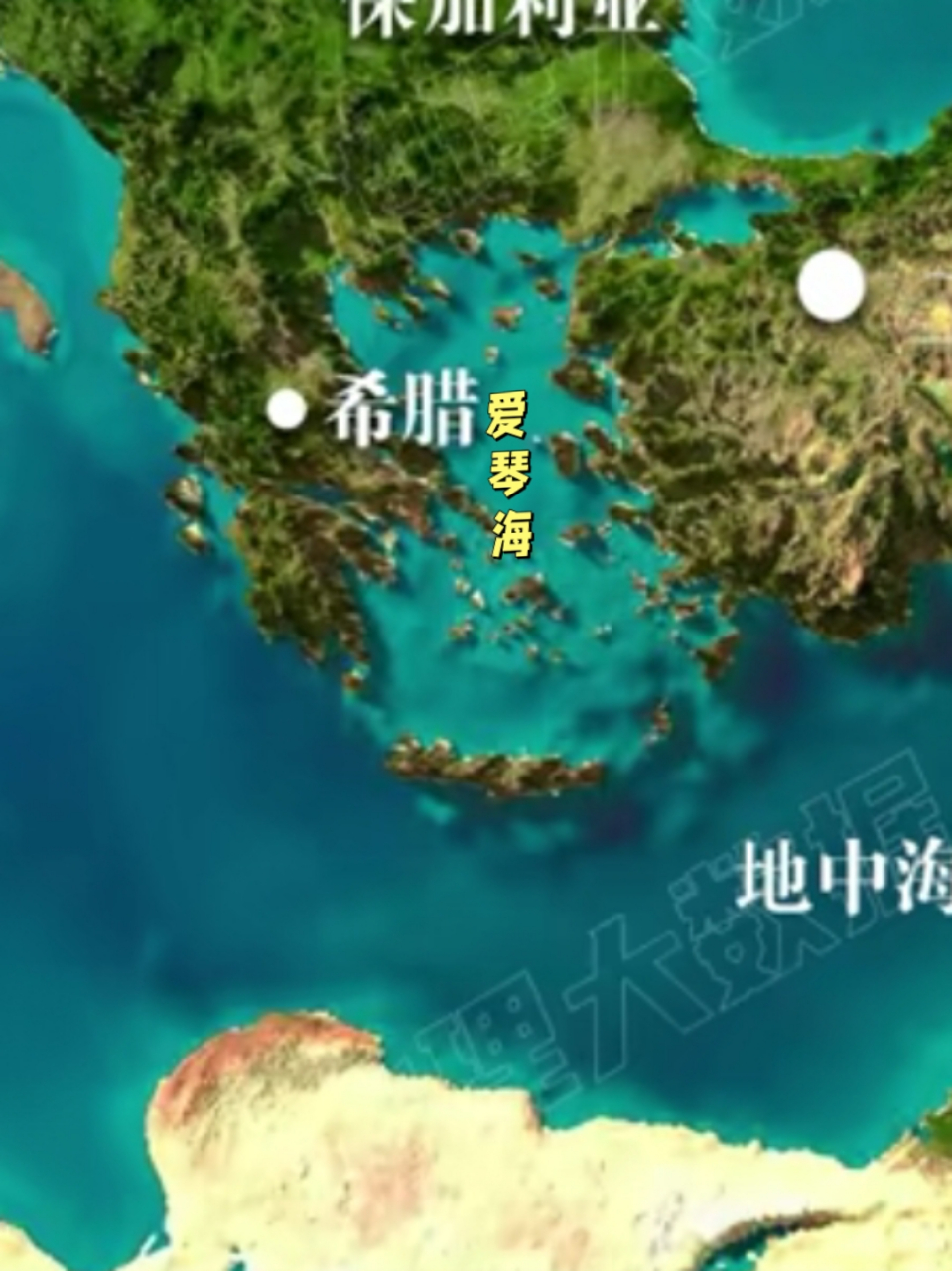 爱琴海诸岛地图图片