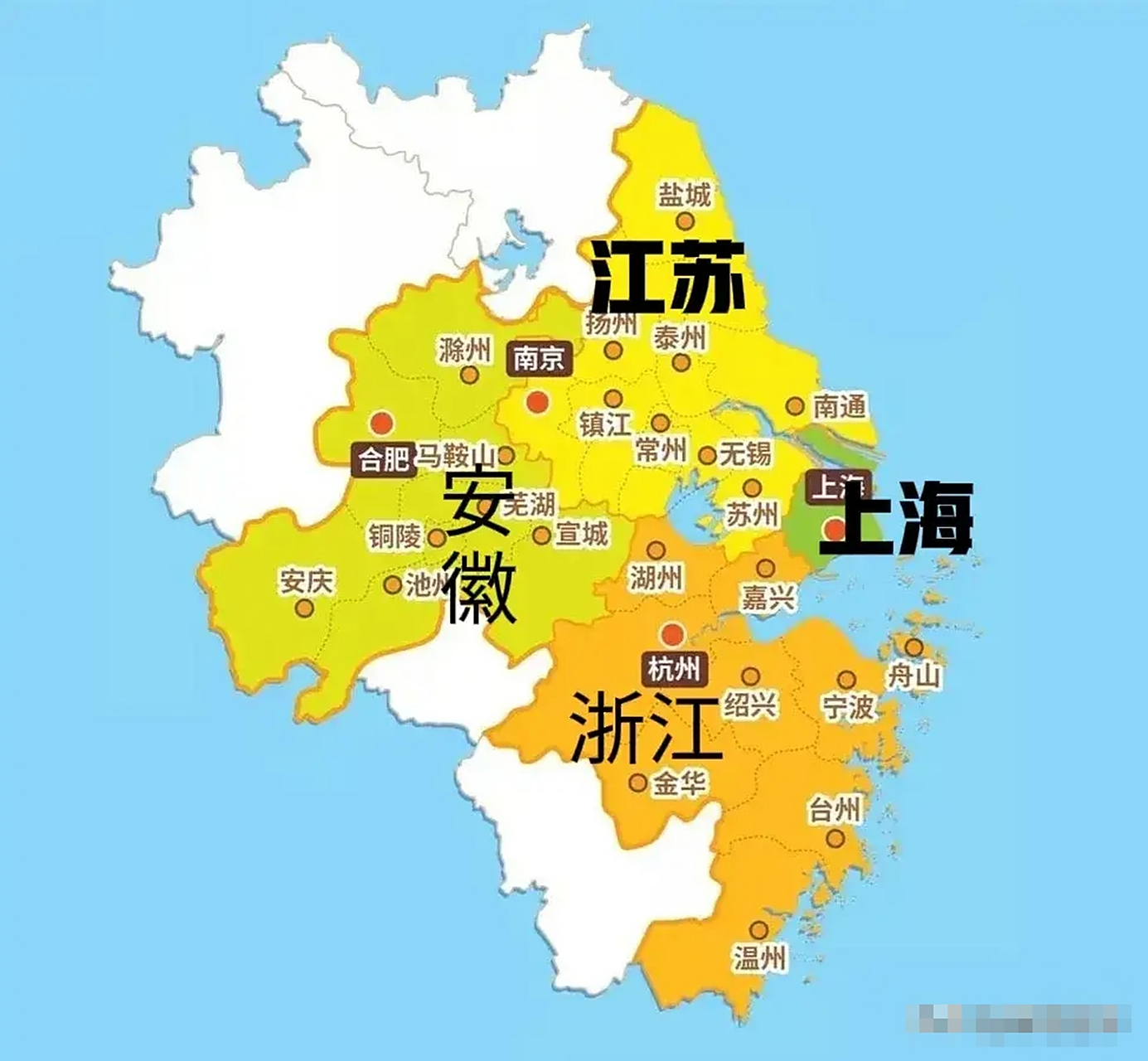 理由: 1,安徽省位置居于"长江中游经济圈"和"长江三角洲经济圈"中间