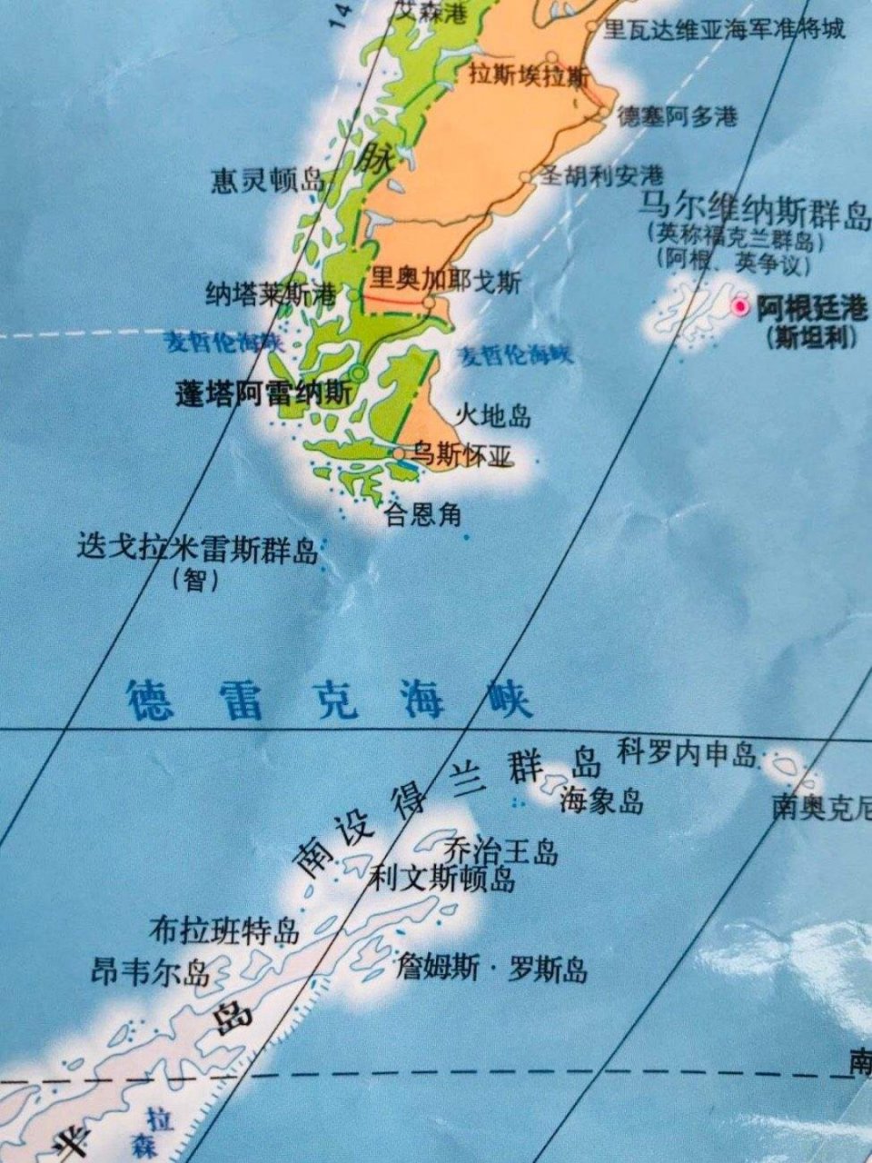 著名海峡地图图片