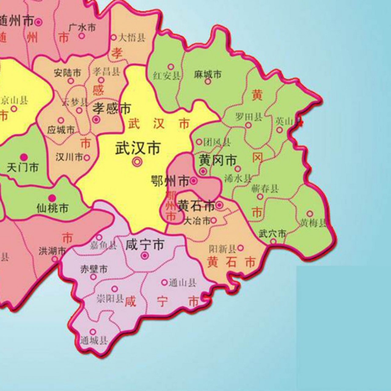 湖北鄂州市未来的"出路"在武汉,理由: 1,鄂州市区划面积太小,在湖北