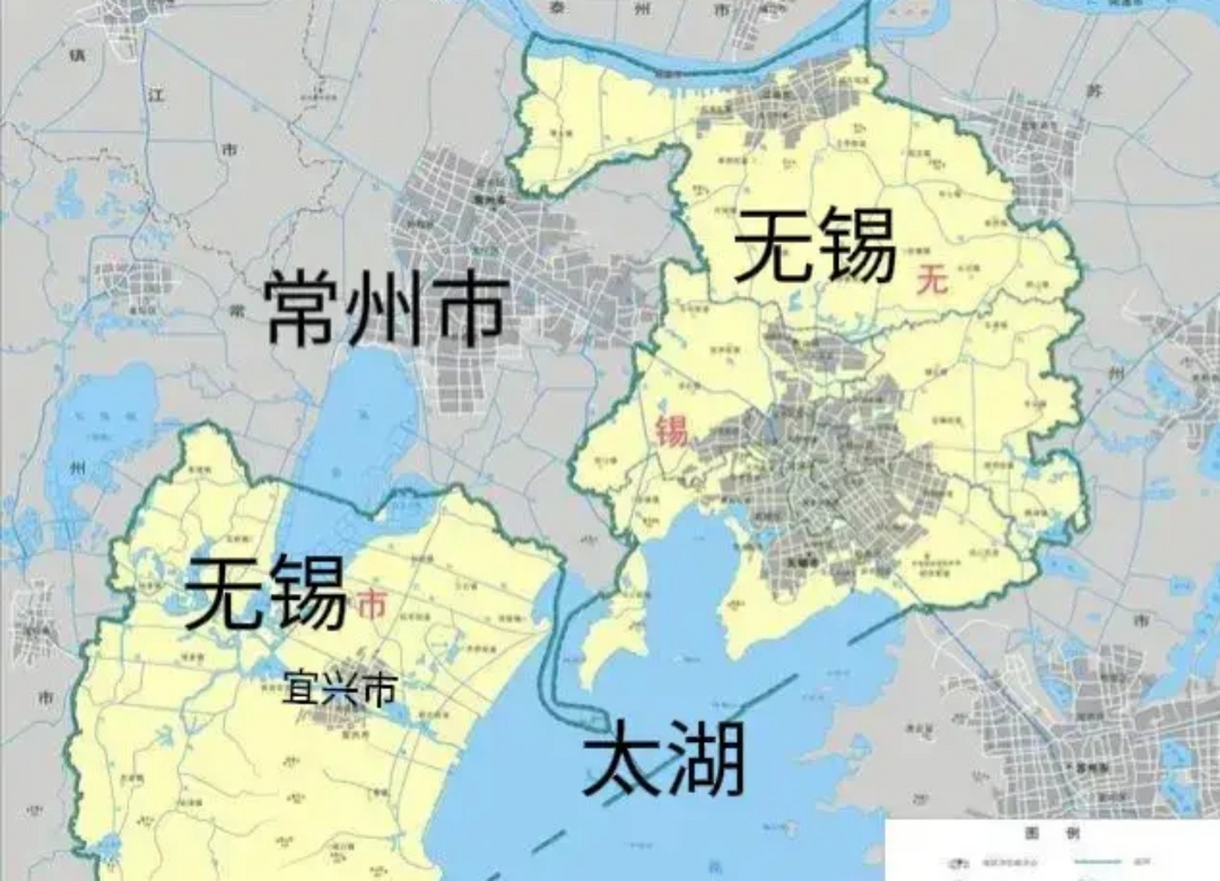 江苏常州市真要把无锡"逼上绝路",理由: 无锡的行政区划被常州市"一分