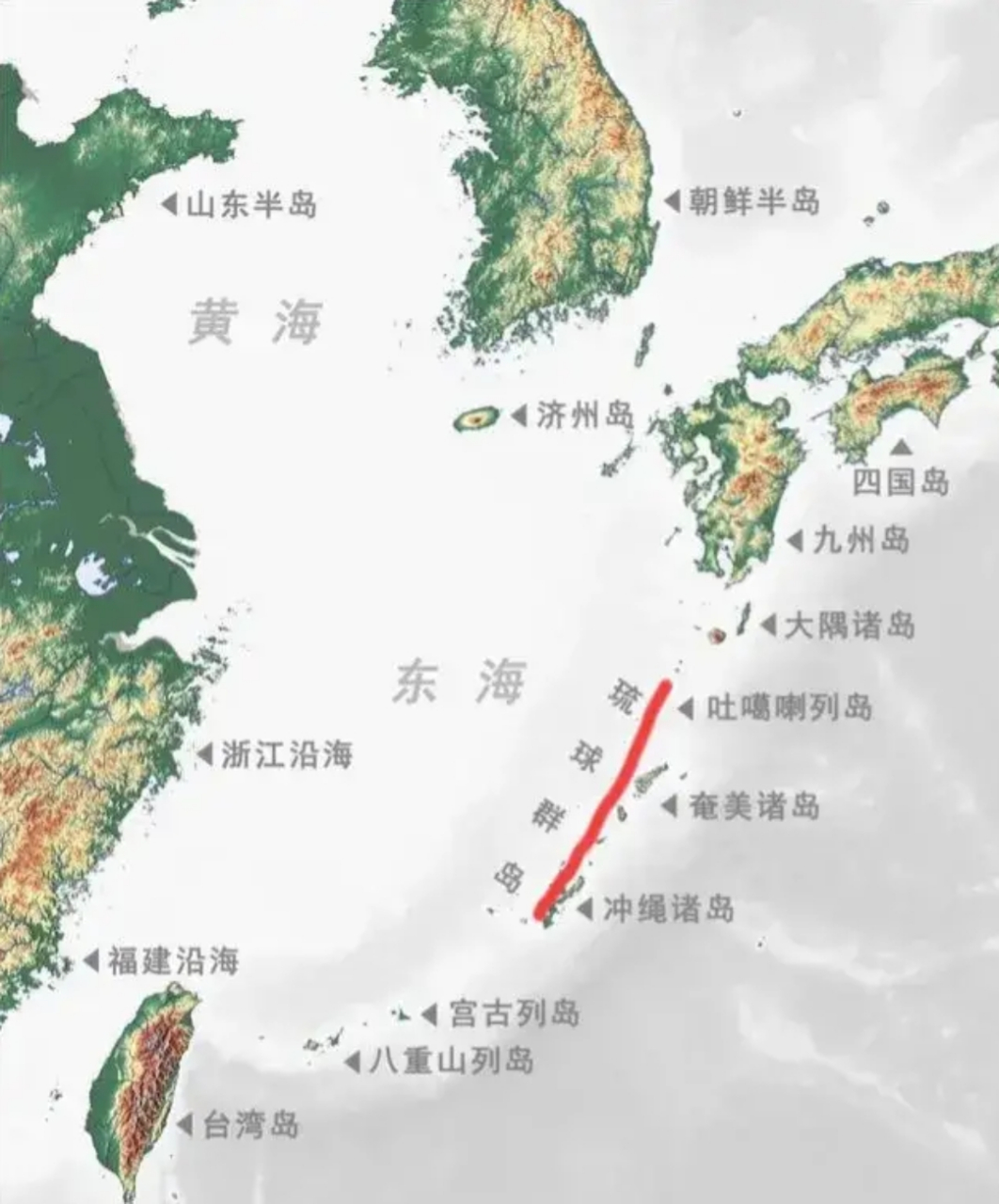 历史上琉球群岛一直是我国的归属国,二战后联合国将琉球群岛交于我国