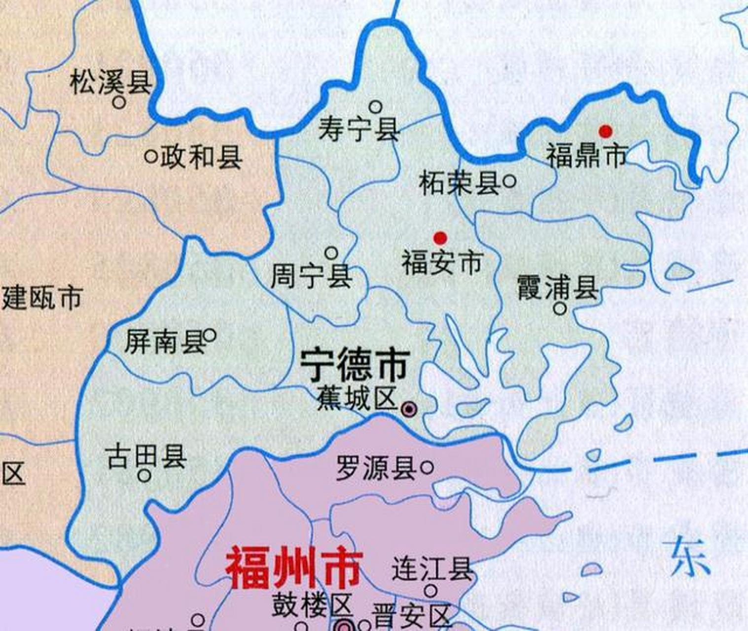 中国东南沿海城市地图图片