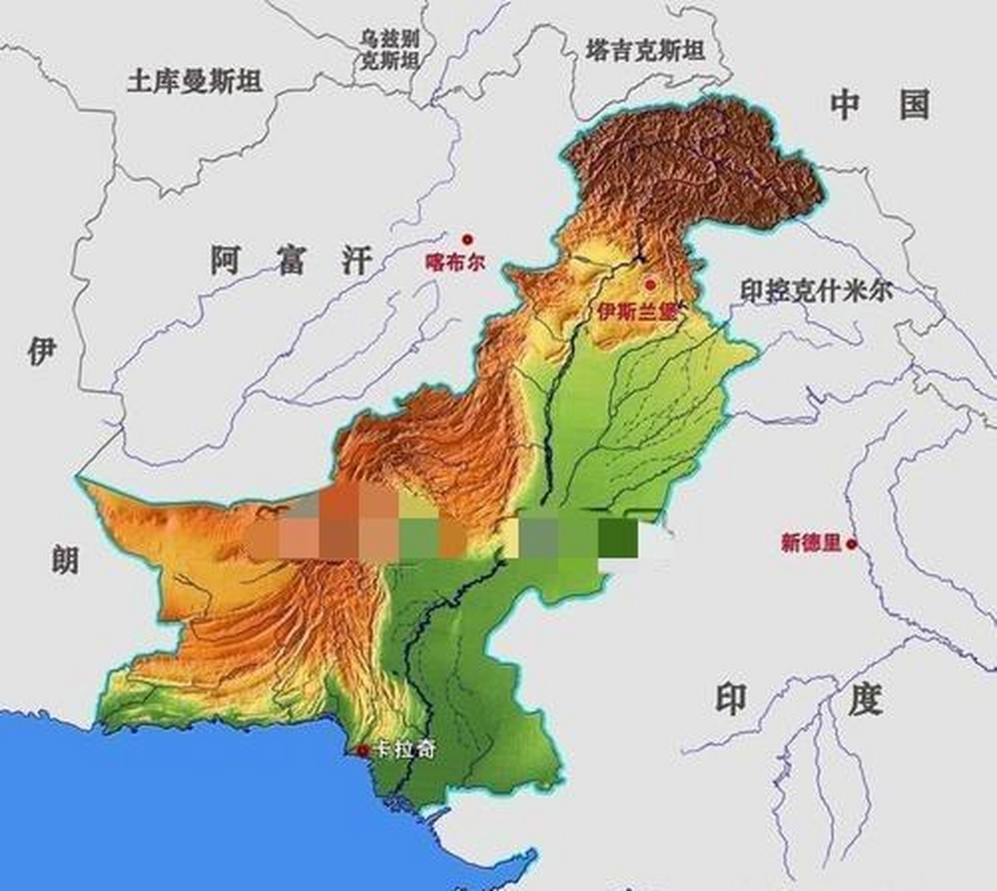 理由: 巴基斯坦首都由卡拉奇迁往尹斯兰堡,无论从哪方面讲都属于让人