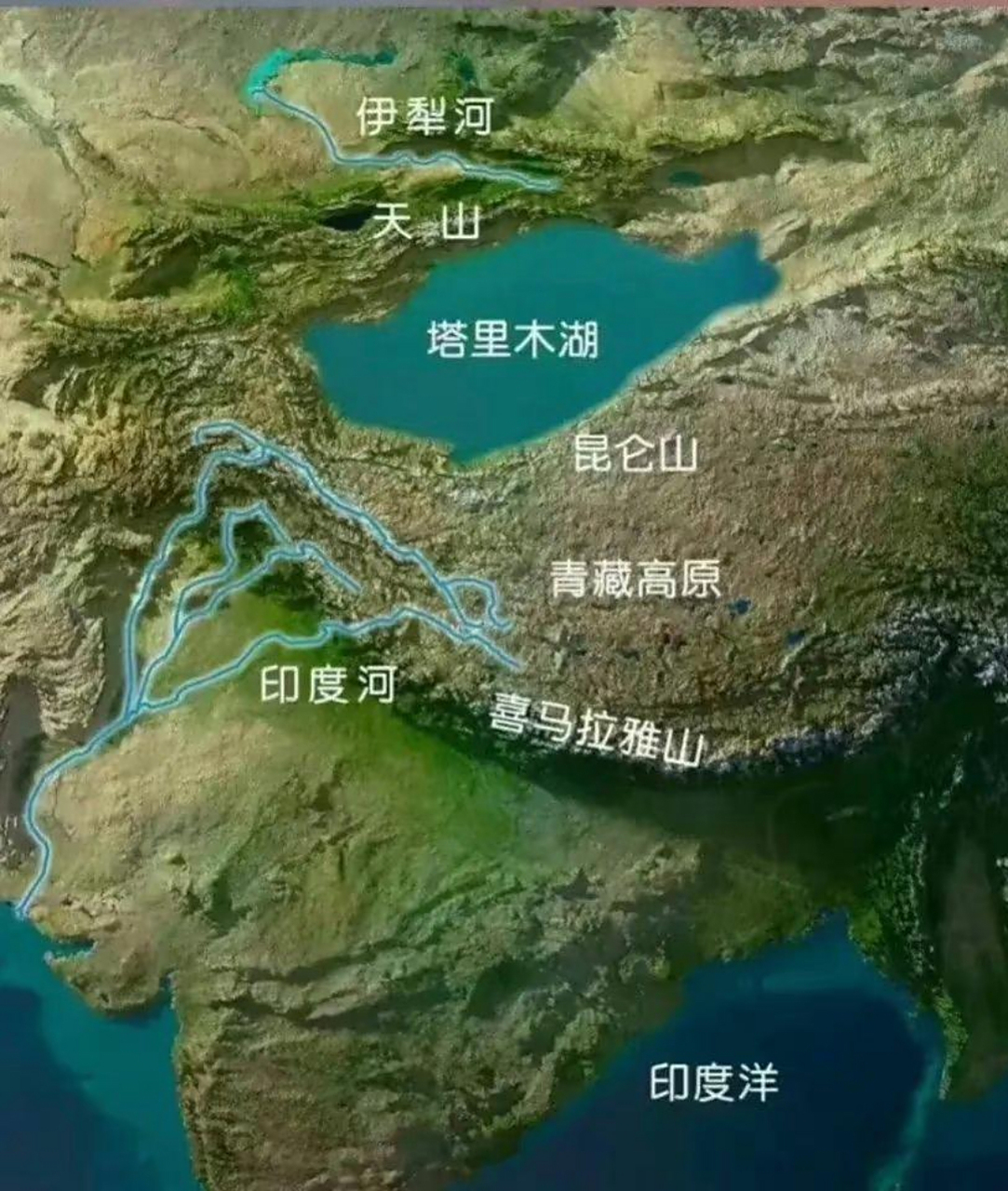 为了缓解我国新疆及西北地区水资源短缺,可以向塔里木盆地注水变成"