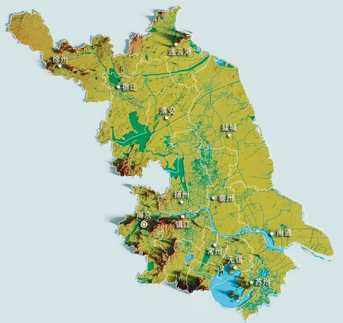 2,一般来讲沿海经济好于内陆,到江苏经济最发达不在沿海而在长江以南