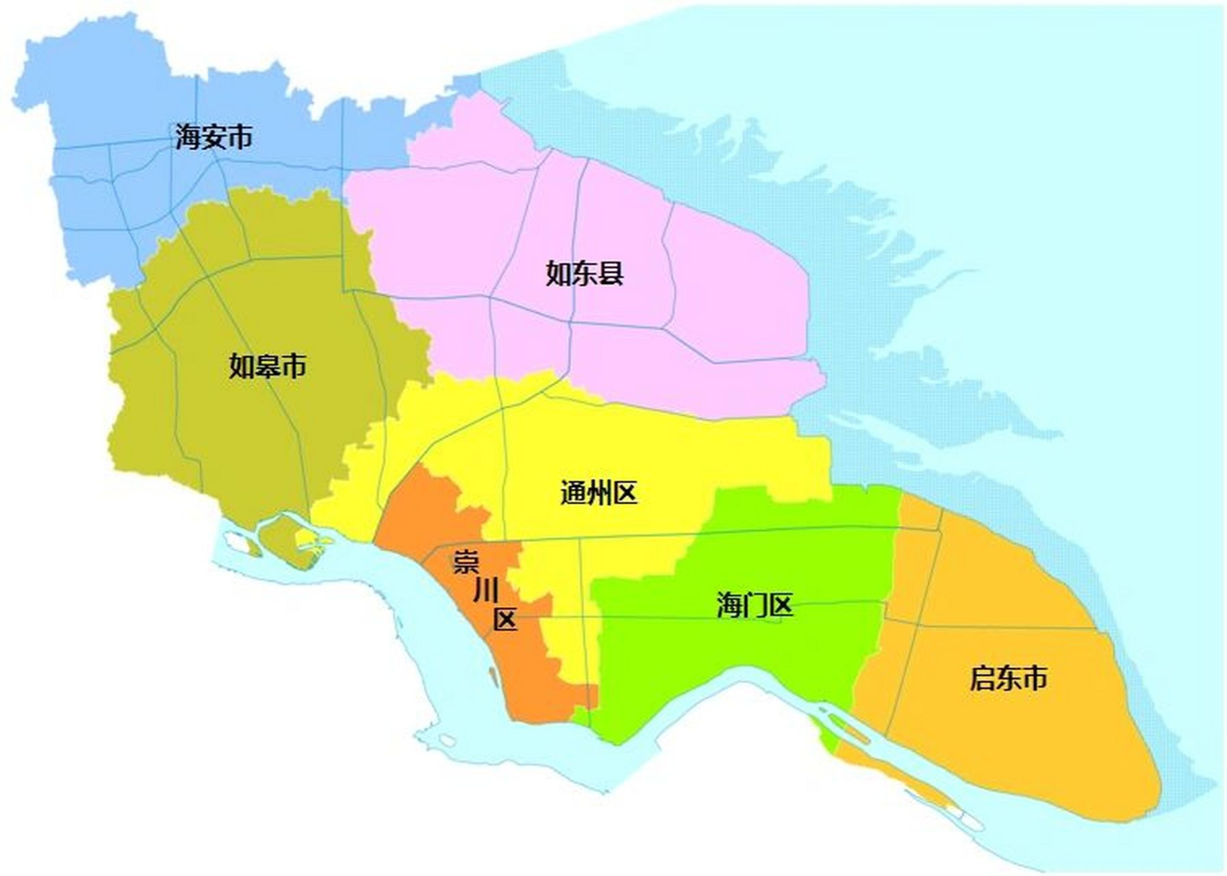 经济发达的江苏省南通市,下辖3个区,3个地级市,1个县,人口近800万.