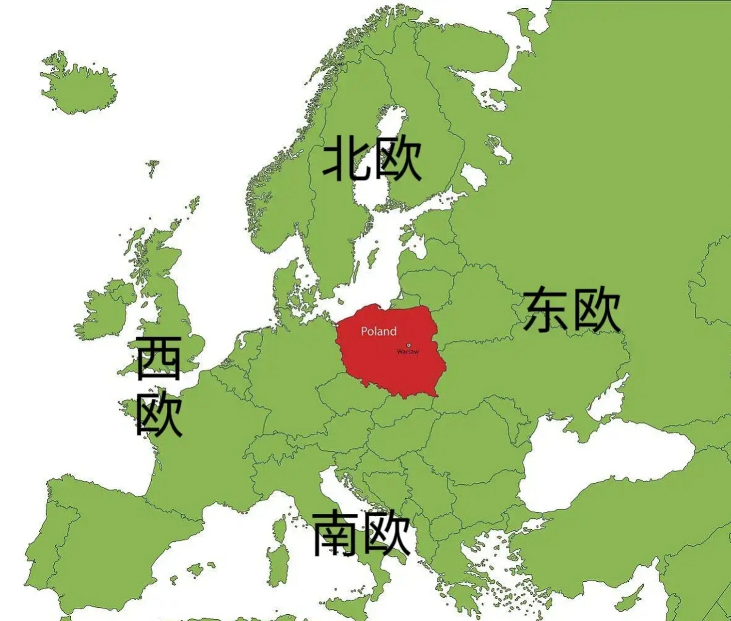 2,历来东欧与西欧矛盾与冲突剧增,波兰处在中间,想"中立"都难.