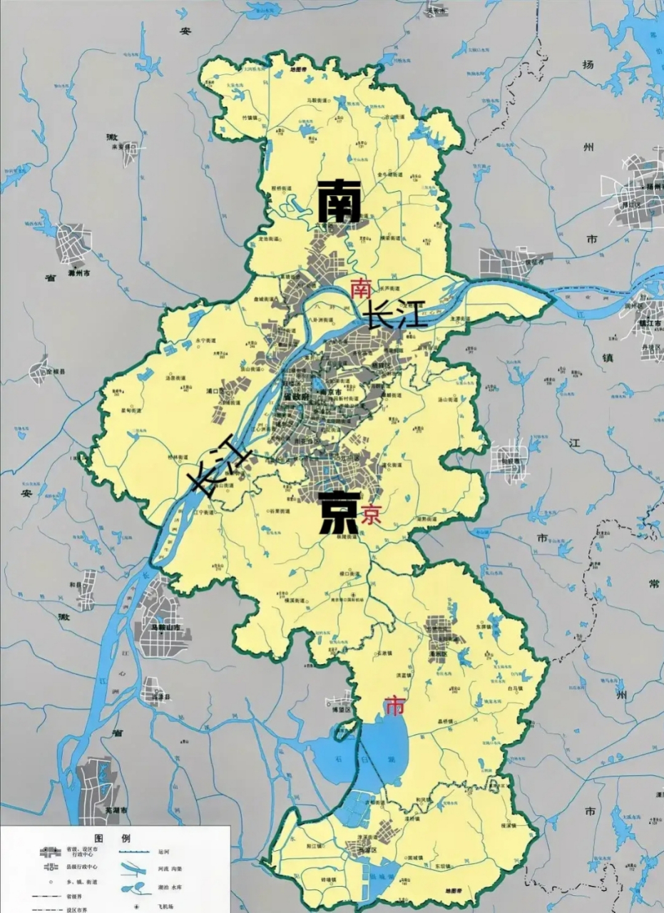 南京市区地图最新版本图片