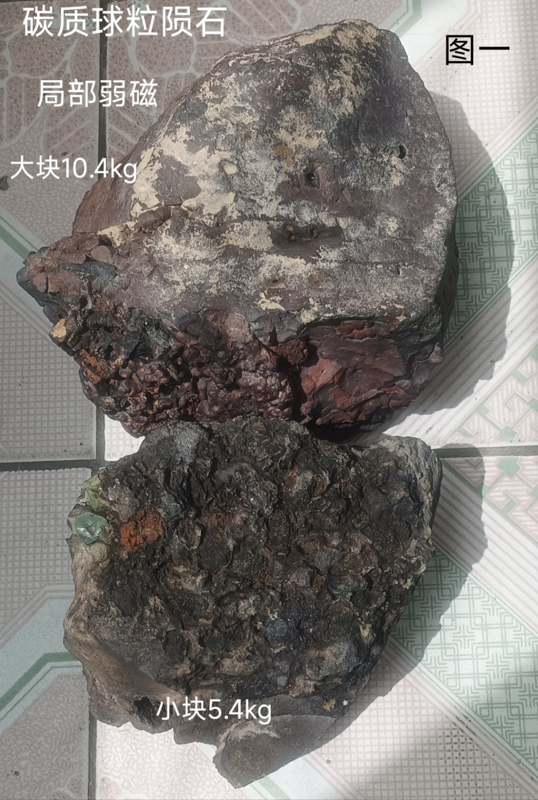 这两块陨石是2017年夏天在甘肃河西走廊西部祁连山