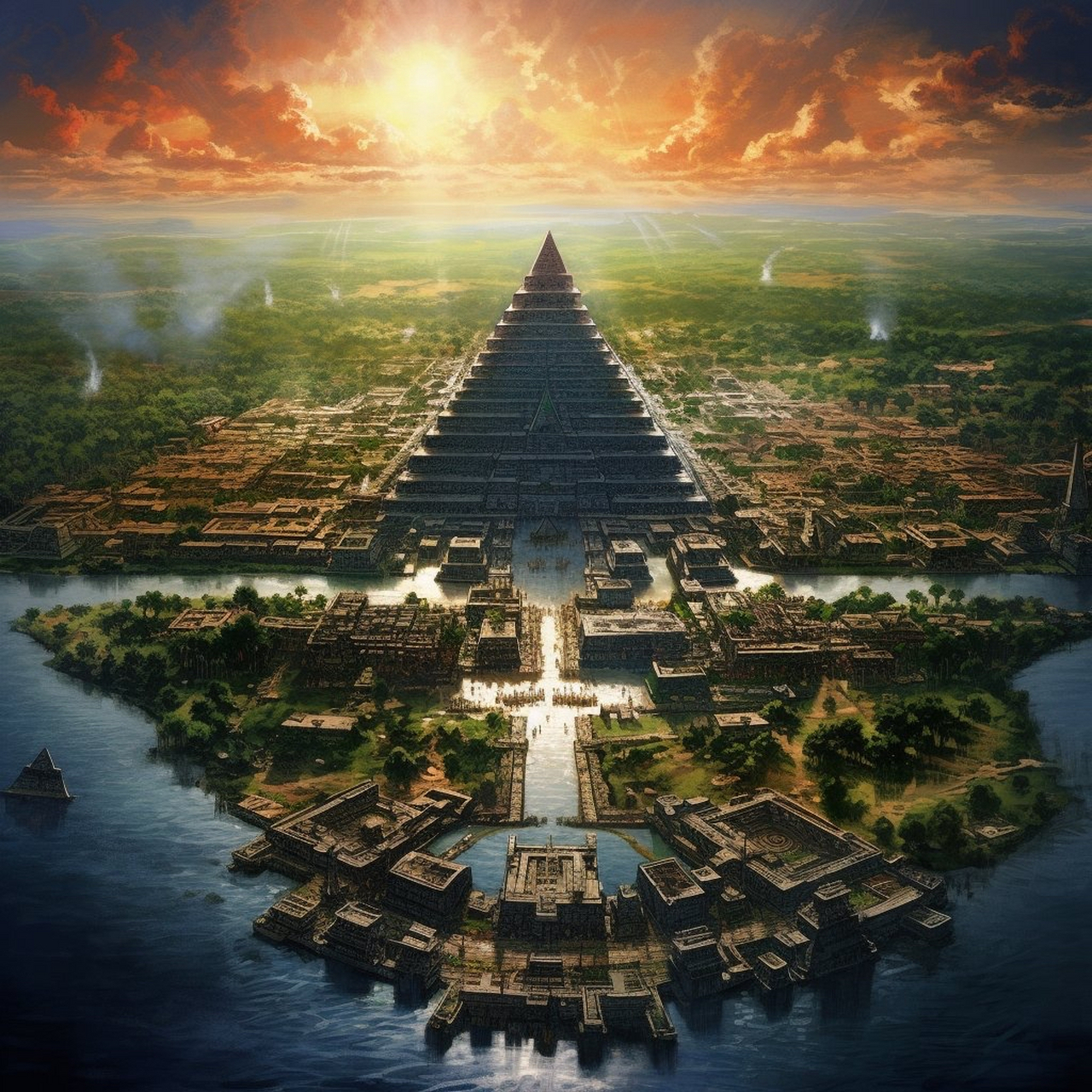 阿兹特克帝国首都特诺奇蒂特兰,图一