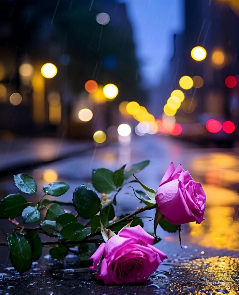 雨夜花花雨夜夜里花儿图片