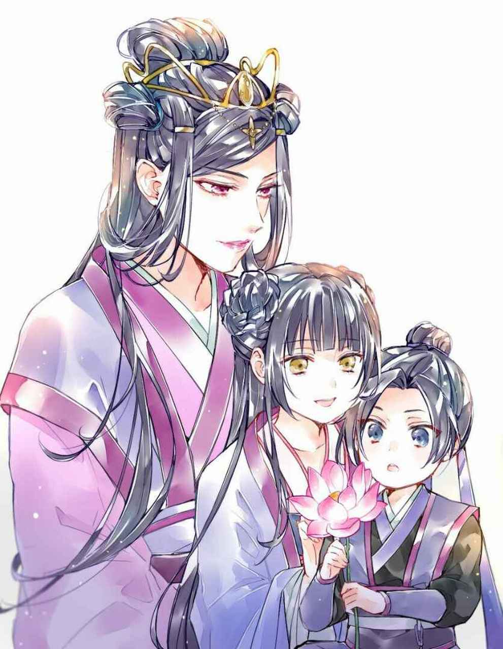 二次元神推荐# 《魔道祖师》云梦江氏主母虞紫鸢和小时候的江厌离,江