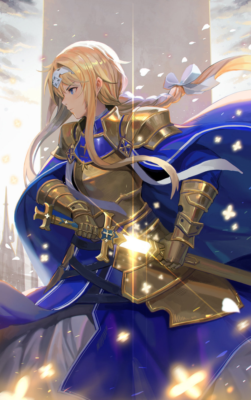 二次元神推荐# 刀剑神域之整合骑士爱丽丝,心爱的女神,为我拔刀了