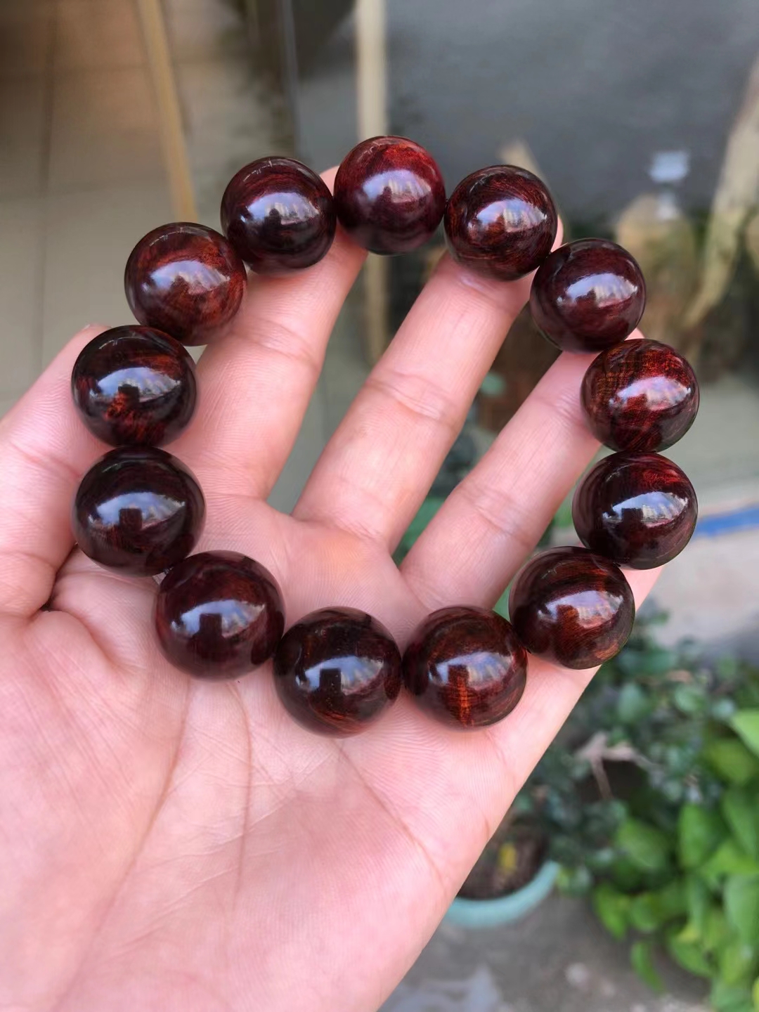 海南黄花梨紫油梨老料,瘤疤花闪电纹,材质光滑细腻,规格1.