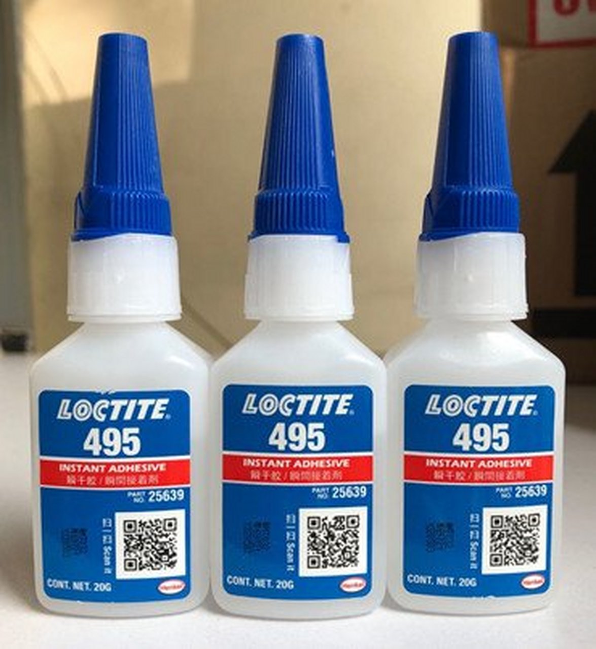 乐泰495瞬干胶(loctite495)   包装规格:20g/支,10支/盒 乐泰495瞬干