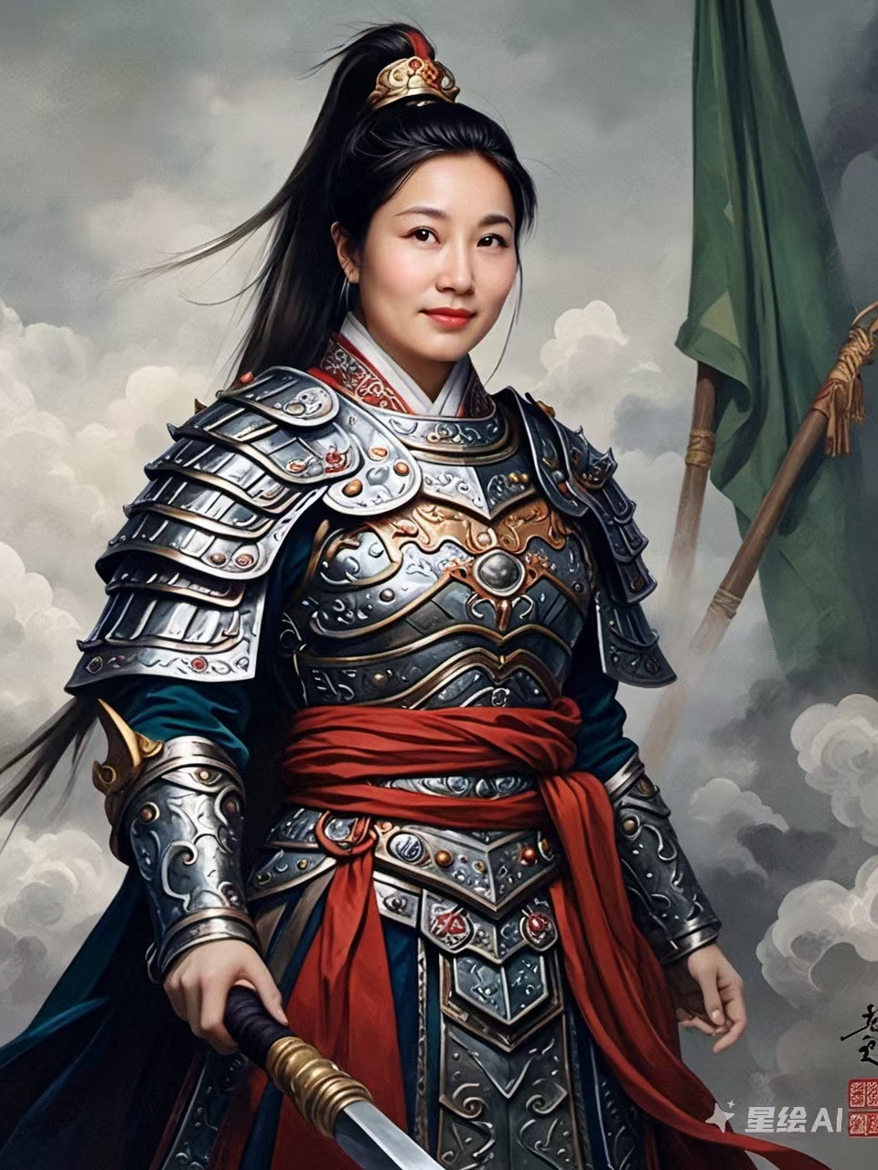 自古红颜多名将# 驾长车,踏破贺兰山缺