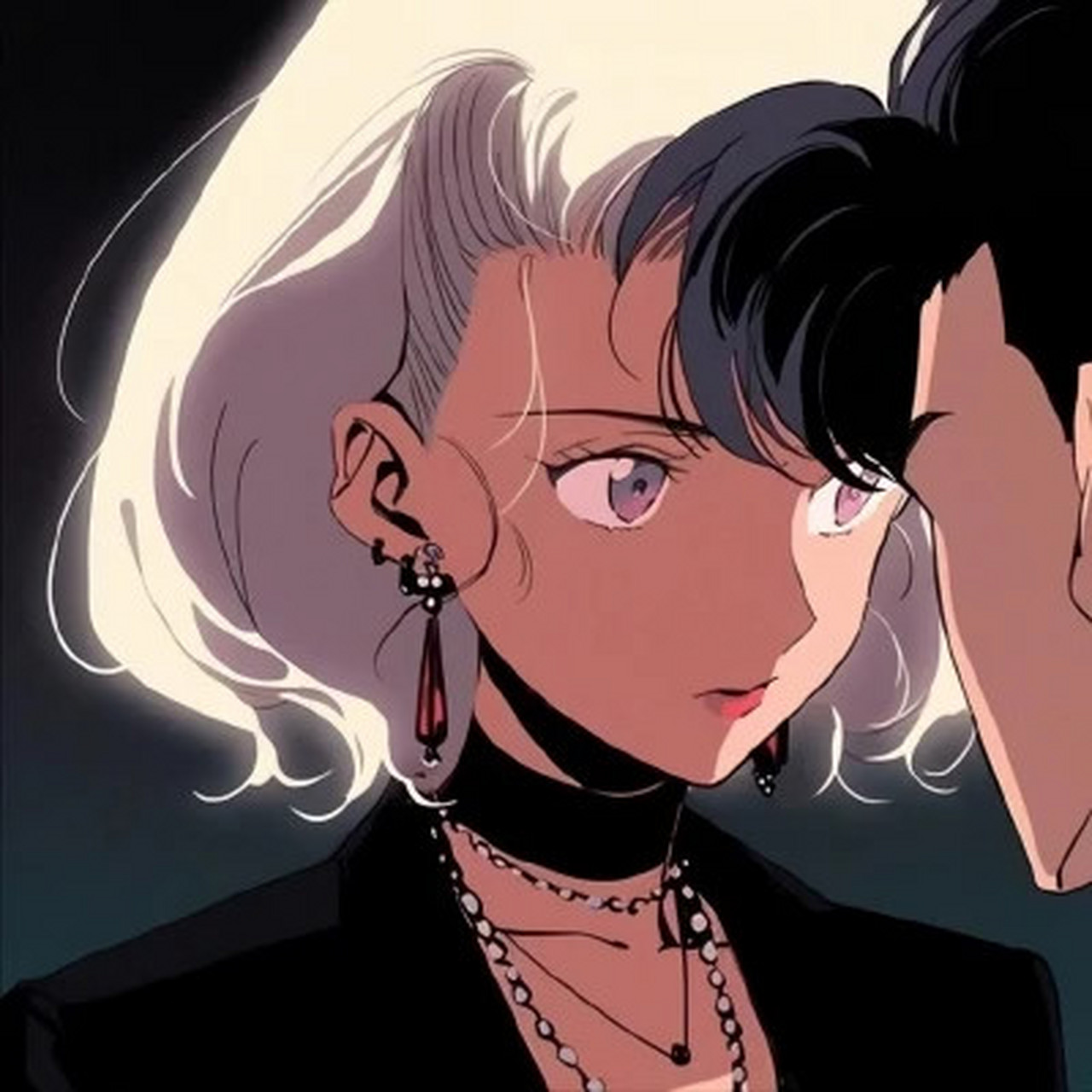 动漫头像# #情头# #情话# 总归还有夕阳可以寄望 还有宇宙和你浪漫不