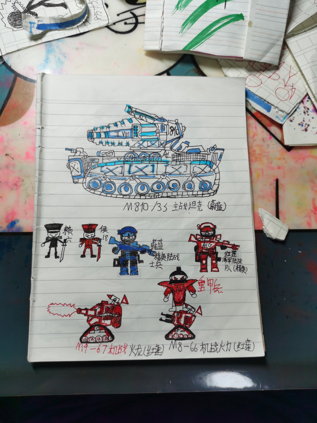 新创作的特种部队,有人喜欢可以照着画一画,相信你能跟我一样厉害