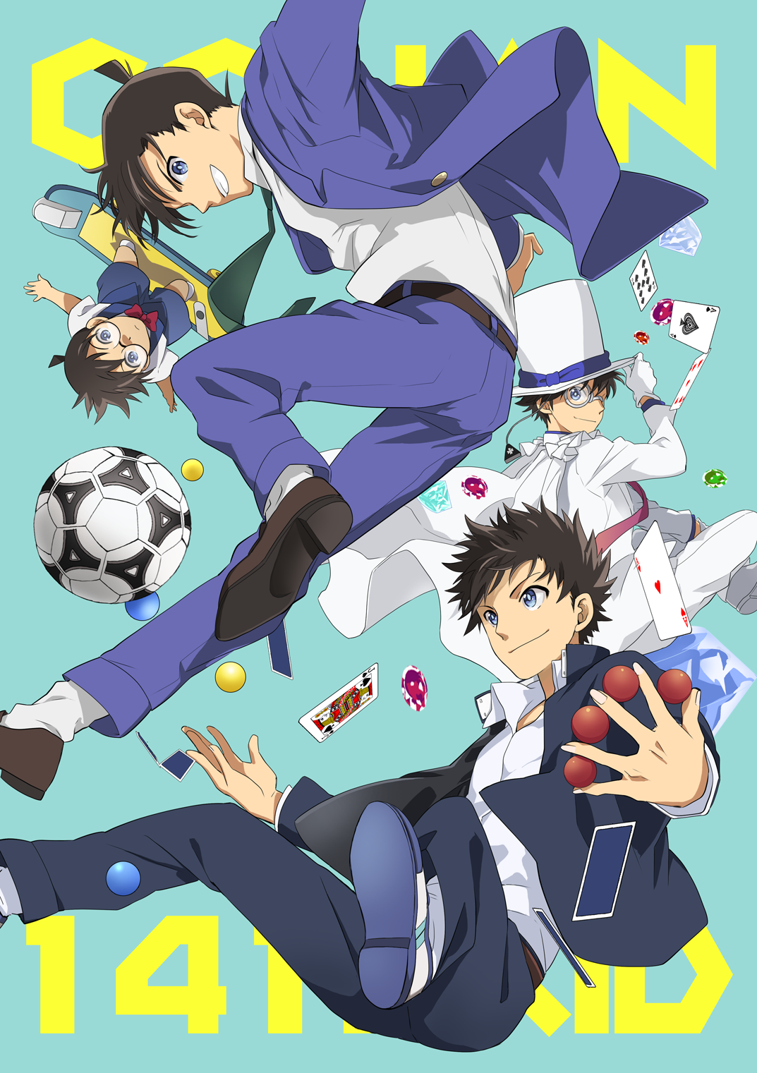 名柯cp图第七弹:快新(为什么我磕不起来)