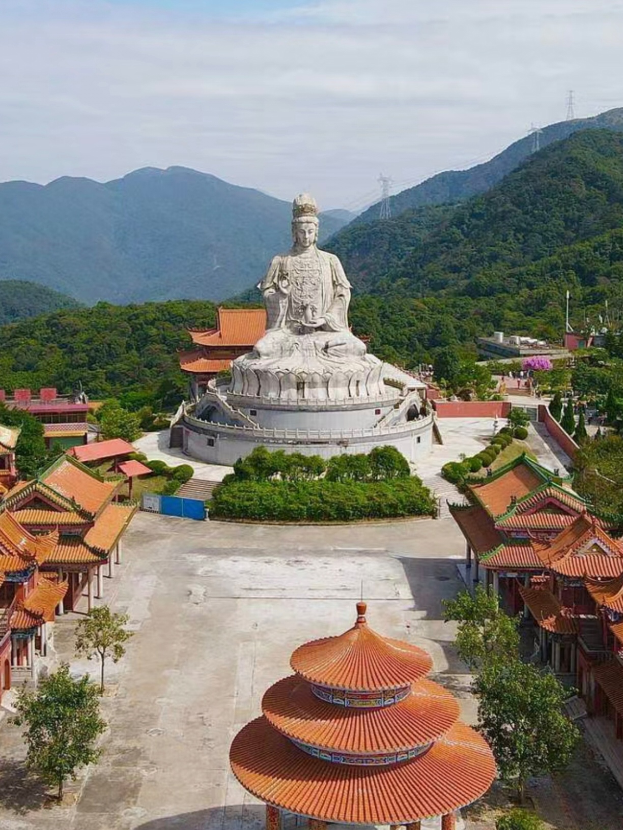 小宝在这也是给小伙伴们推荐一下假期打卡的好地方了 广东东莞观音山