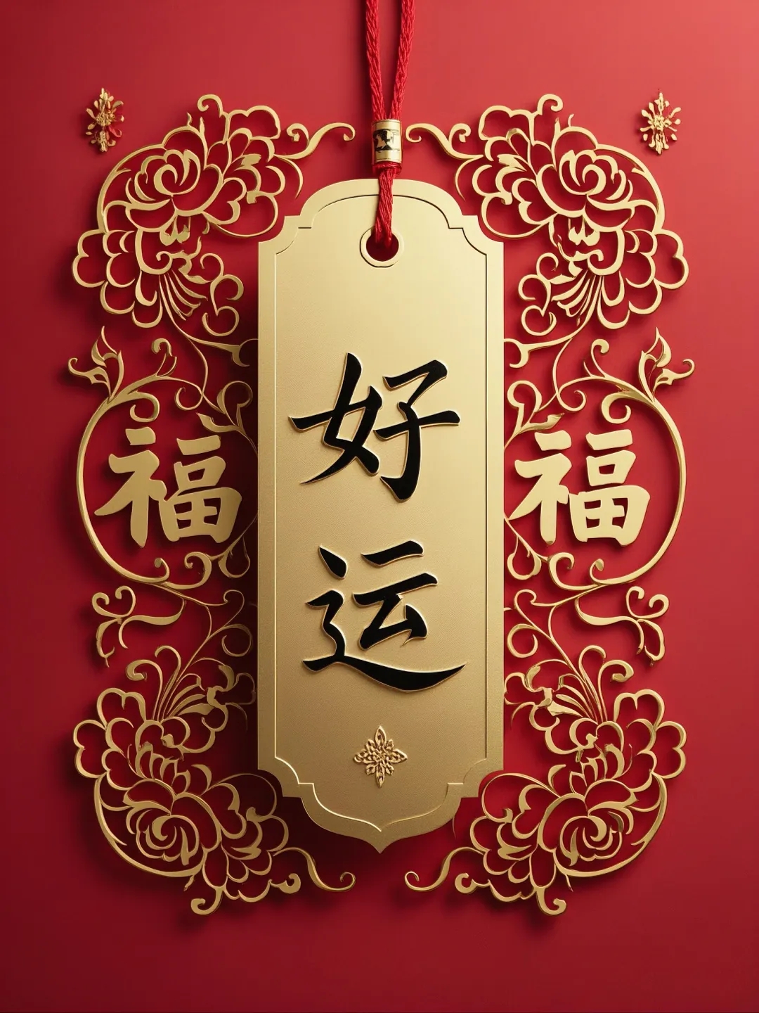 手机壁纸# #祝好运连连福气满满