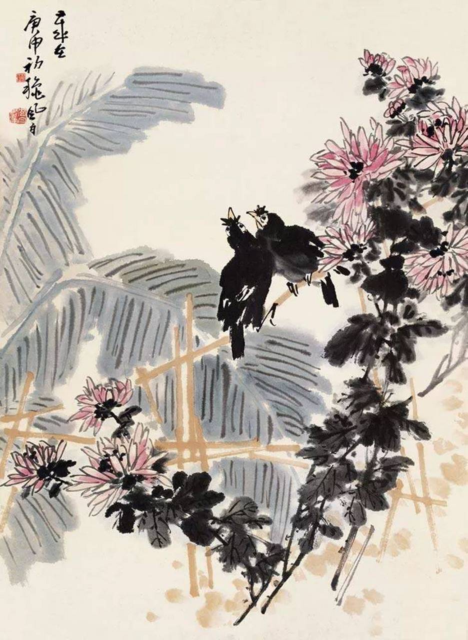 《寻幽》张充和 寻幽不觉入山深,翠雾笼寒月半明.